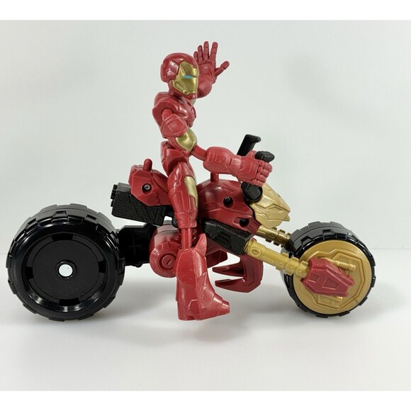 Marvel Iron man Bend and Flex Rider Bike And Action Figure Toy - Picture 7 of 10